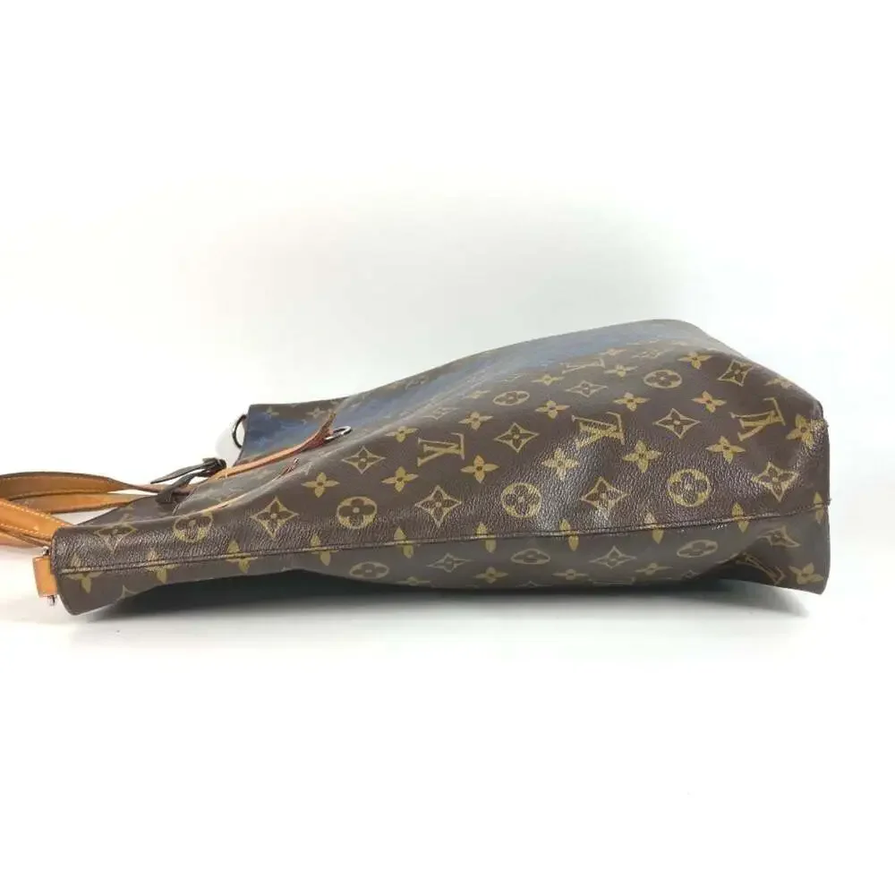 LOUIS VUITTON Brown Monogram Canvas Shoulder Bag